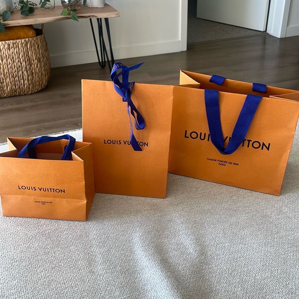 Louis Vuitton gift bags